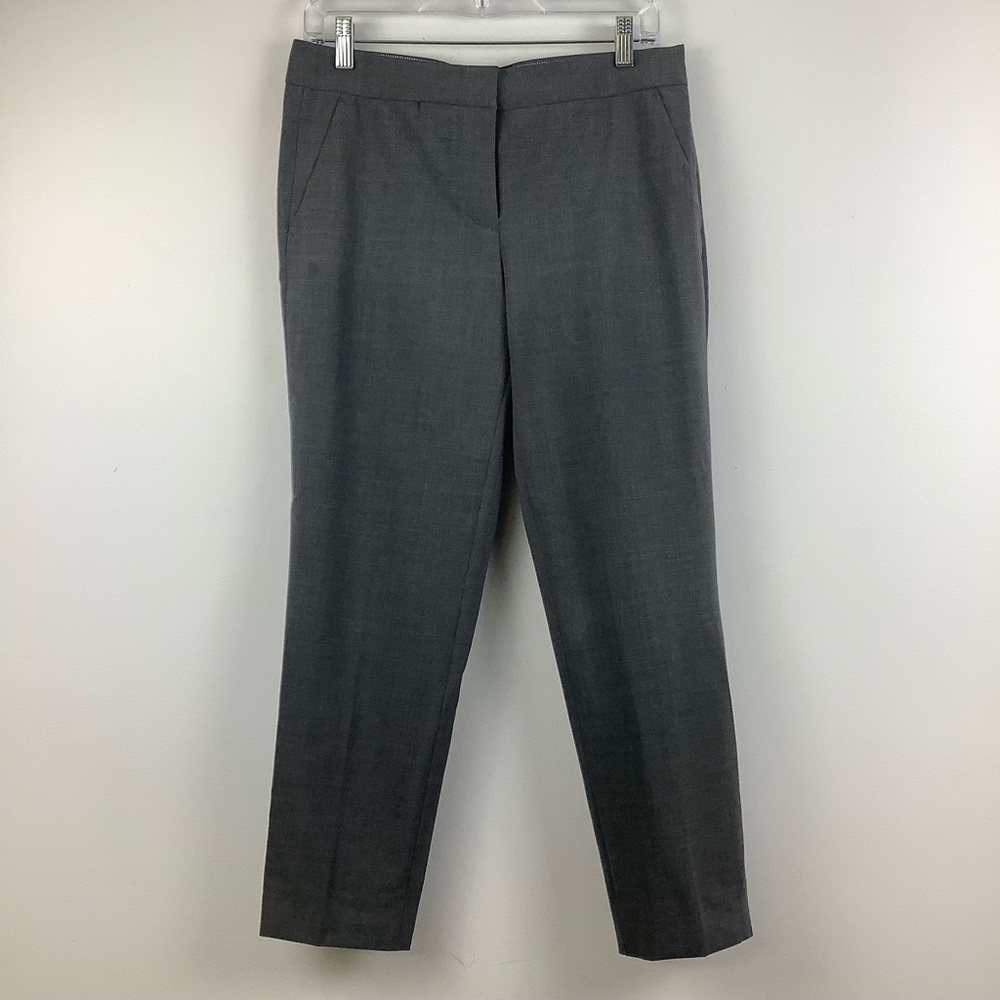 J Crew Petites Bi Stretch Pants in Grey